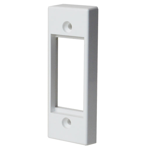 architrave faceplate for modules in white