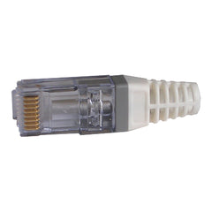 EZ-RJ45 CAT6 Strain Relief Grey boot 100030GY with EZ connector
