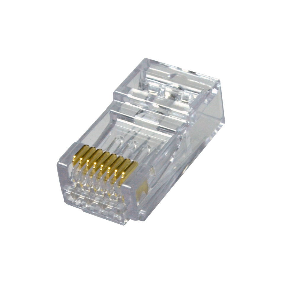 ezEX44 cat6a connectors front pack of 100 202044J