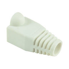 White 7mm rj45 boots 100034W-BG