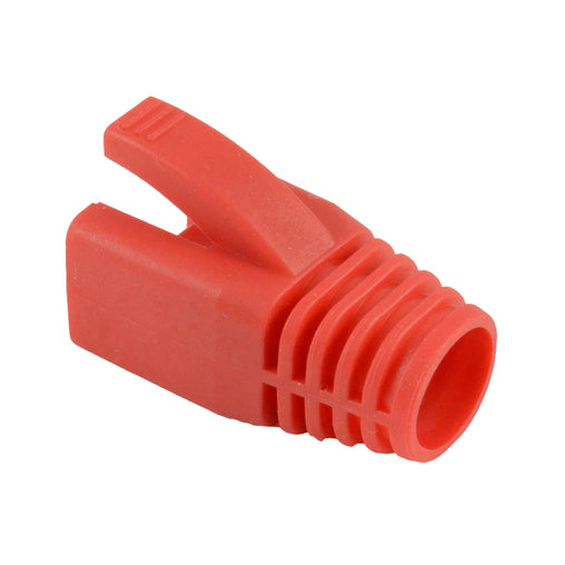 red 8mm rj45 boots 105105-25