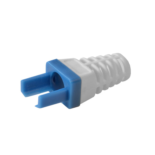 EZ-RJ45 CAT6 Strain Relief Blue boot 100030B-C