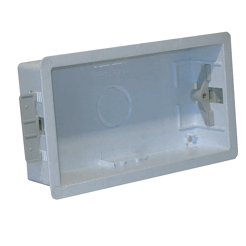 Plastic Mounting Box Double Gang 35mm