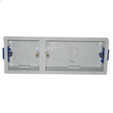 35mm Plastic Mounting Box Dual Single and Double Gang