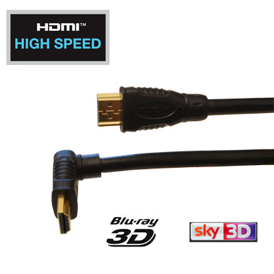 right angle down hdmi cable 2m