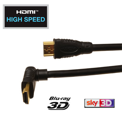 right angle up hdmi cable 1m