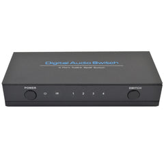 optical switch 4in 1out SPDIF TOSLINK front panel