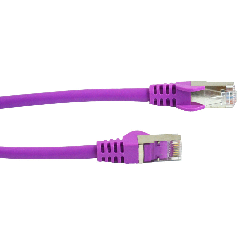 purple shielded cat6 patch cable 2m VCLP85210U2