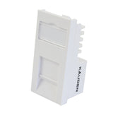RJ45 Module in White - Cat6 Module for Cat5e or Cat6 Ethernet Networks