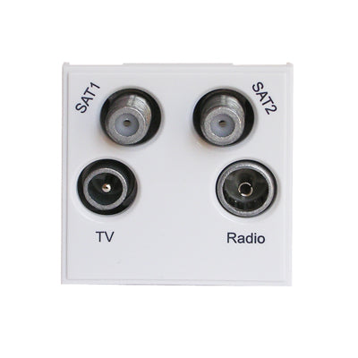 tv radio sat sat module front white TRX304254