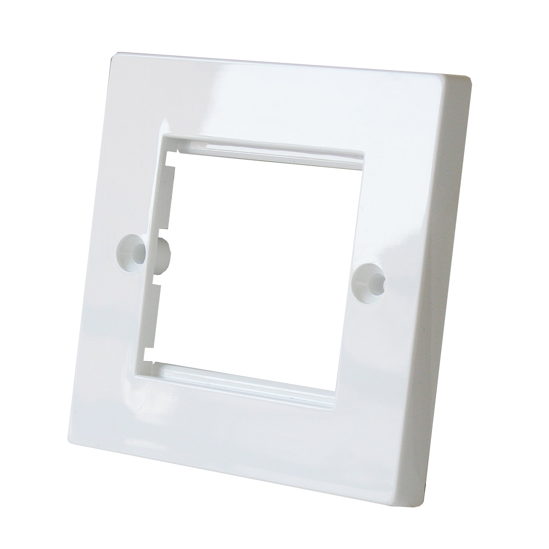 euromod faceplate single white front