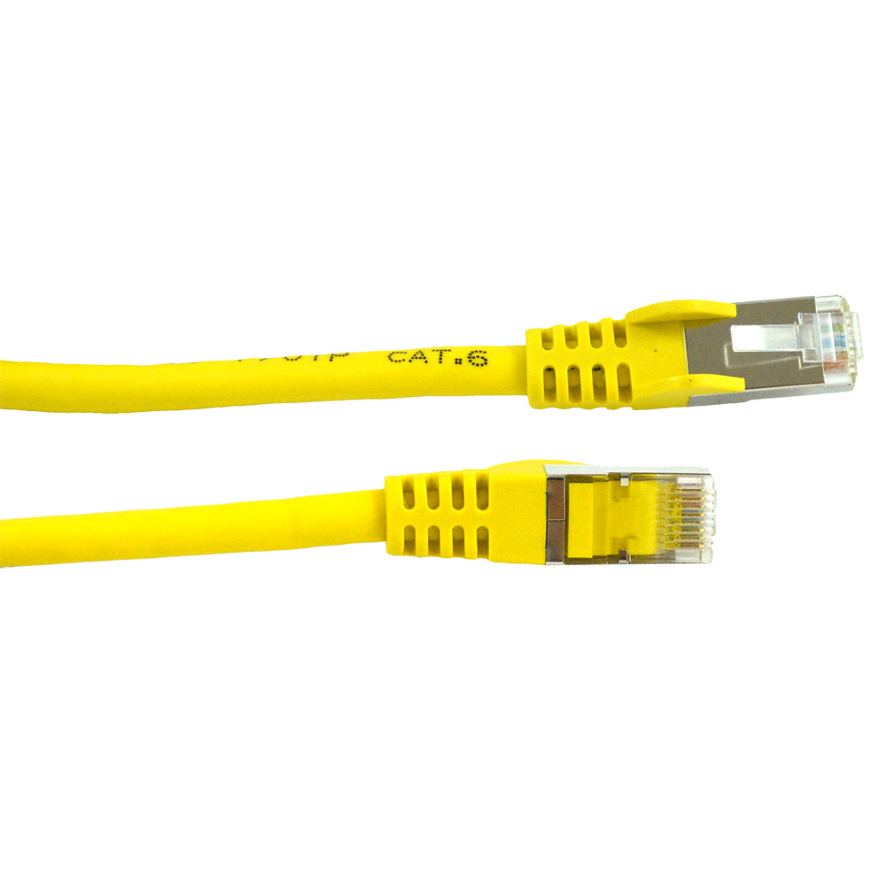 yellow shielded cat6 patch cable 20m VCLP85210Y20